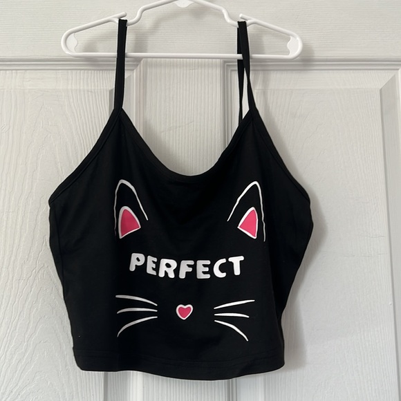 Shein Women 2 Pcs Set Summer Pajamas Crop Top/Bottom! - Picture 2 of 7